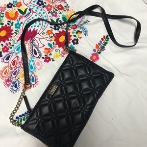 Kate Spade quilted black crossbody
